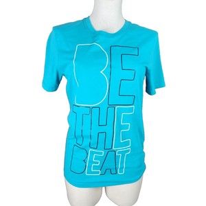 Zumba Active Wear T-shirt Be The Beat Instructor Tee Top Size Small